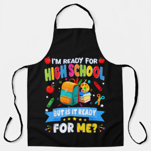 Ich bin bereit für die High School, aber ist sie b Schürze