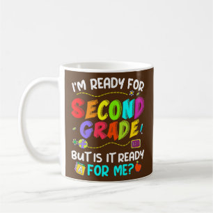 Ich bin bereit für die zweite Klasse, aber ist sie Kaffeetasse