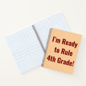 Ich bin bereit für Personalisiertes Notebook der 4 Notizblock (Innenseite)
