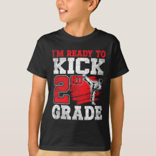 Ich bin bereit, Karate 2. Klasse in die Schule zu T-Shirt