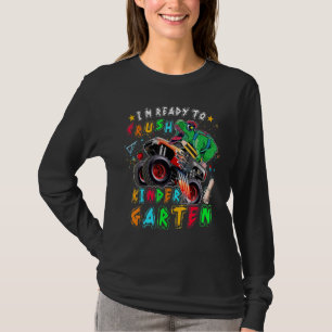 Ich bin bereit Kindergarten Monster Truck Dinos zu T-Shirt