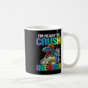 Ich bin bereit, Kindergartenjungen nach Schoo zurü Kaffeetasse