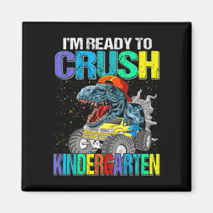 Ich bin bereit, Kindergartenjungen nach Schoo zurü Magnet