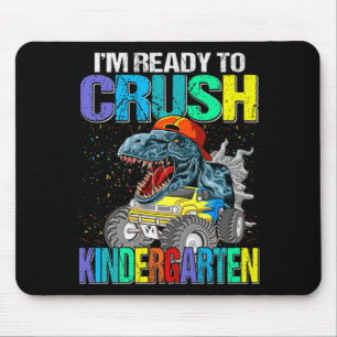 Ich bin bereit, Kindergartenjungen nach Schoo zurü Mousepad