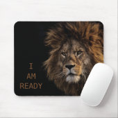 ICH BIN BEREIT - Lion Mousepad (Mit Mouse)