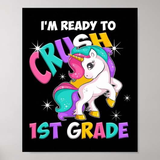 Ich bin bereit, Mädchen der ersten Klasse wieder z Poster (Vorne)