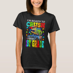 Ich bin bereit, Monster der ersten Klasse Truck Di T-Shirt