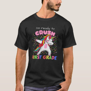 Ich bin bereit, Niedliche Dabbing-Unikor der erste T-Shirt