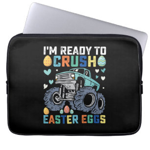 Ich bin bereit, Ostereier Monstertruck zu zerquets Laptopschutzhülle