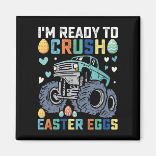 Ich bin bereit, Ostereier Monstertruck zu zerquets Magnet