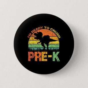 Ich bin bereit, Pre K T Rex Dinosaurier wieder zu Button