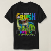 Ich bin bereit, PreK T Re Dino Holding Bleistift z T-Shirt (Design vorne)