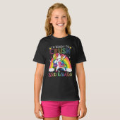 Ich bin bereit, Rainbow Unicorn der dritten Klasse T-Shirt (Vorne ganz)