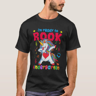 Ich bin bereit Rock Kindergarten Dabbing Einhorn Z T-Shirt