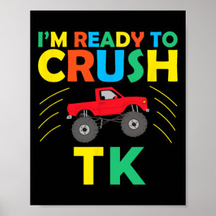Ich bin bereit, Tk-Dinosaurier Ck zum lustigen Sch Poster