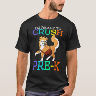 Ich bin bereit, Vorschule Corgi zurück zur Schule T-Shirt
