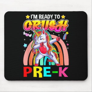 Ich bin bereit, Vorschule zu knacken, Dab-Einhorn Mousepad