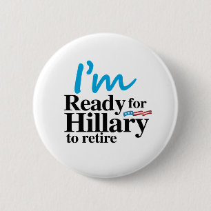 Ich bin bereit zu Hillary, sich - .png Button