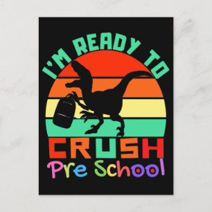 ICH BIN BEREIT ZU KRUSSCHEN PRESCHOOL - COOLES DIN POSTKARTE