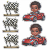 Ich bin bereit zu rennen aufkleber (Vorderseite)