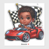 Ich bin bereit zu rennen aufkleber (Blatt)