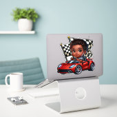 Ich bin bereit zu rennen aufkleber (Laptop auf Schreibtisch)