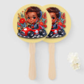 Ich bin bereit zu rennen fächer (Vorne und Hinten)