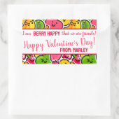 Ich bin BERRY froh, dass wir Freunde sind, Valenti Rechteckiger Aufkleber (Tasche)