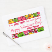 Ich bin BERRY froh, dass wir Freunde sind, Valenti Rechteckiger Aufkleber (Umschlag)