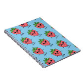 Ich bin Berry Happy niedliche Kawaii Erdbeeren Spr Notizblock (Rechte Seite)