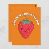 Ich bin Berry stolz auf dich Postkarte (Vorne/Hinten)