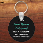 Ich bin Beruflich kein Magier Schlüsselanhänger (Vorderseite)