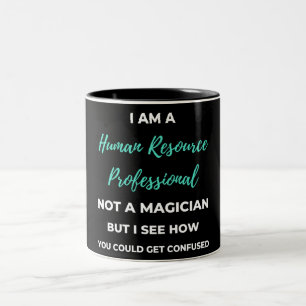 Ich bin Beruflich kein Magier Zweifarbige Tasse