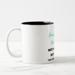 Ich bin Beruflich kein Zauberer2 Zweifarbige Tasse