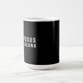 Ich bin berühmt in Barcelona Kaffeetasse (Mittel)
