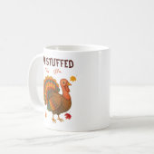 "Ich bin besetzt" Funny Erntedank Türkei Kaffeetasse (Vorderseite Links)