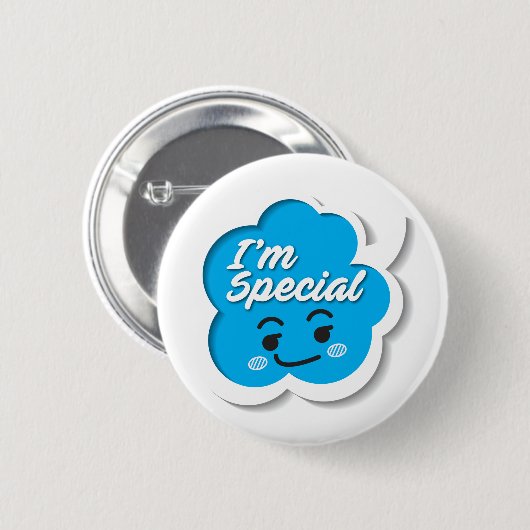 Ich bin besonders button (Vorne & Hinten)