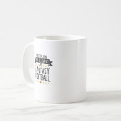 Ich bin besser als mein Mann bei Fantasy Football  Kaffeetasse (Vorderseite Links)