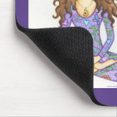 "Ich bin" Bestätigungs-Mausunterlage Mousepad (Ecke)