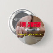 Ich bin bewusst button (Vorne & Hinten)