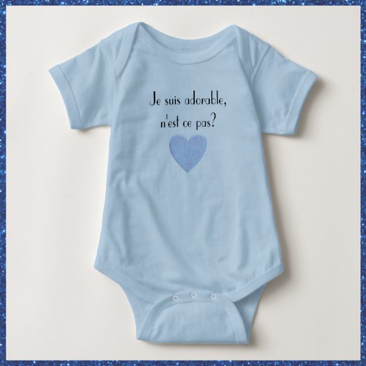 Ich bin bezaubernd, nicht wahr? Babybodysuit (in f Baby Strampler