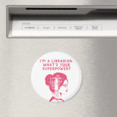 Ich bin Bibliothekarin - Magnet (In Situ (Geschirrspüler))