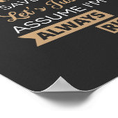 Ich bin Bibliothekarin Poster (Ecke)