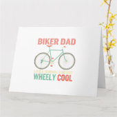 Ich bin Biker Vater Vathers Day Wo Cooler Fahrrad Karte (Gelbe Blume)
