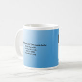 ICH BIN Billy-Tasse - Blau Kaffeetasse (Vorderseite Links)