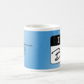 ICH BIN Billy-Tasse - Blau Kaffeetasse (Mittel)