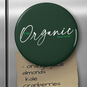 Ich bin Bio Elegantes Minimal Handgeschriebenes Magnet
