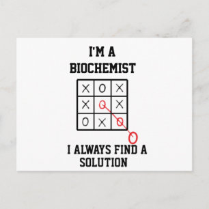 Ich bin Biochemikerin und finde immer eine Postkar Postkarte