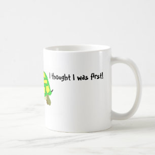 Ich bin bis jetzt hinten kaffeetasse