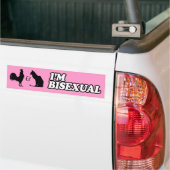 ICH BIN BISEXUAL -.png Autoaufkleber (Auf Lkw)